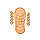 Заготівля для Бизиборда Дерев'яний Черевик (Не Кольоровий) Шнурівка Кеди Дерев'ний Черевик для бізіборда 16,5 см, фото 2
