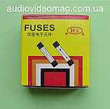 Запобіжник 0.25 А 250V 5 х 20 мм, скляний, плавкий, швидкий, фото 2