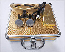 Комплект бінокуляри B1 2.5x-420 + підсвітка, yellow