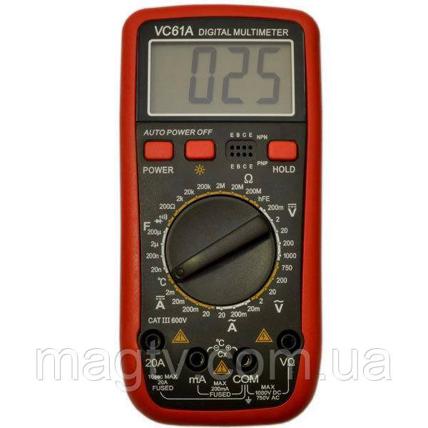 Цифровий мультиметр Digital Multimeter VC61A - фото 5 - id-p994745953