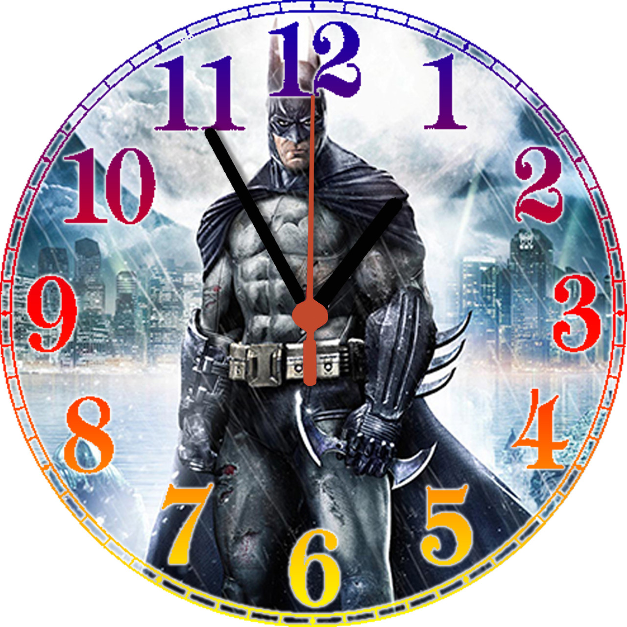 Настінні годинники МДФ "BATMAN" круглі