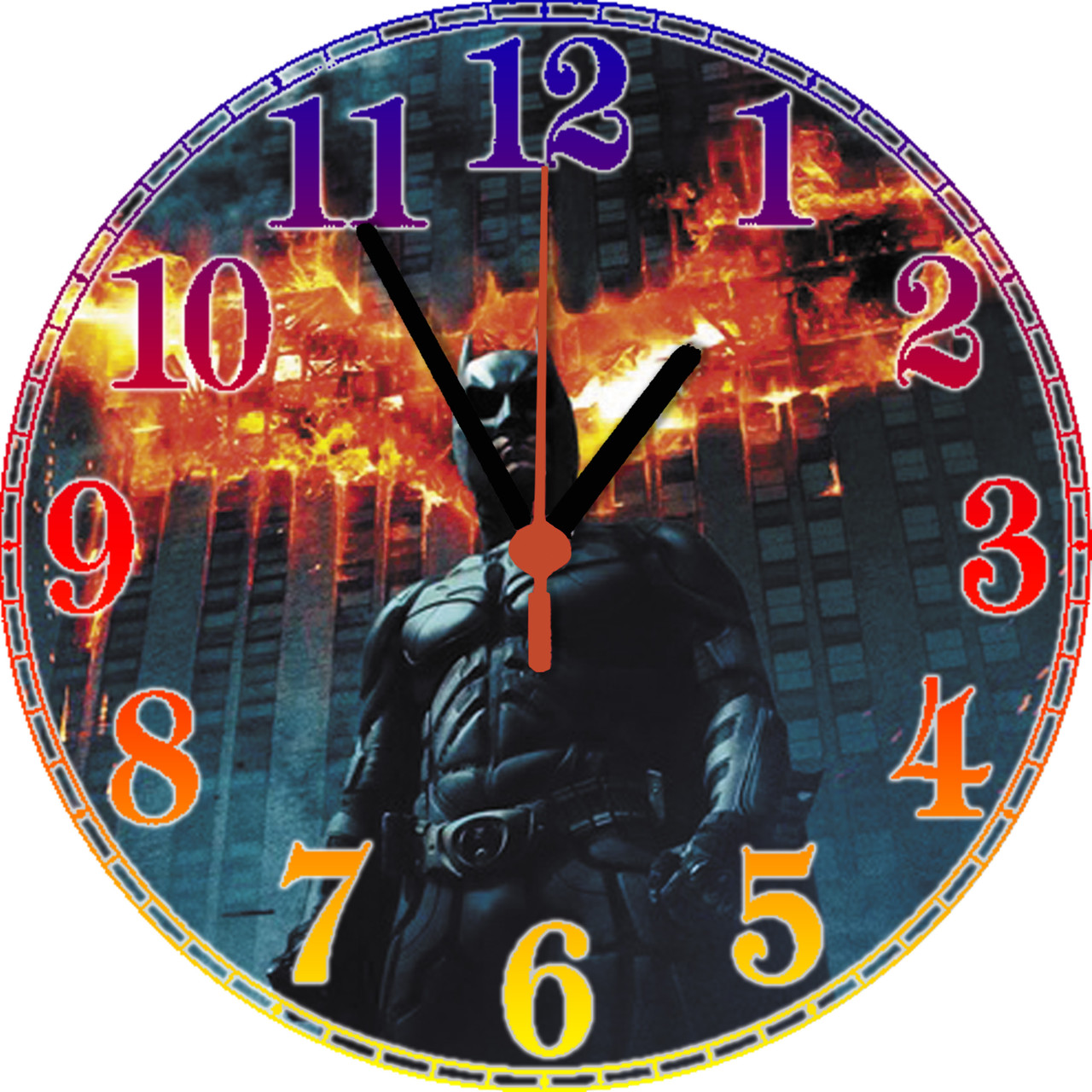 Настінні годинники МДФ "Batman" круглі