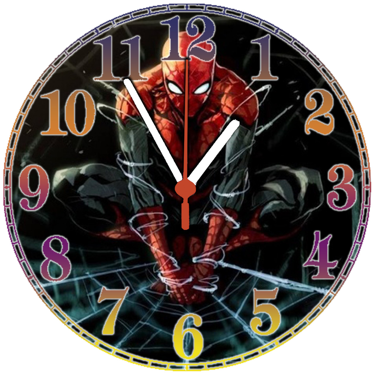 Настінні годинники МДФ "Spider-man" круглі