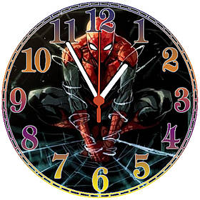 Настінні годинники МДФ "Spider-man" круглі