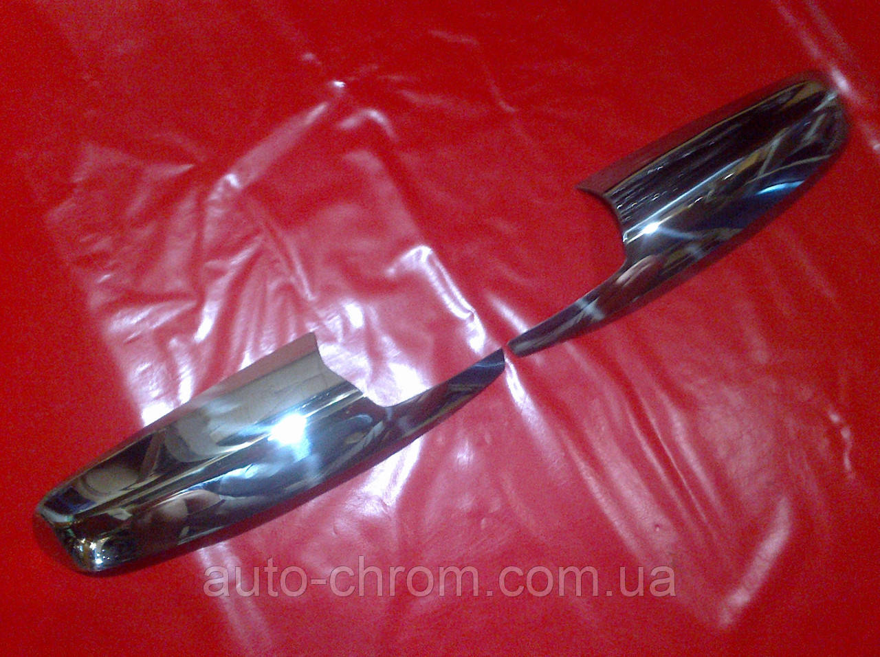 Накладки на дзеркала HYUNDAI SANTA FE 2006+ (нижня частина), фото 1