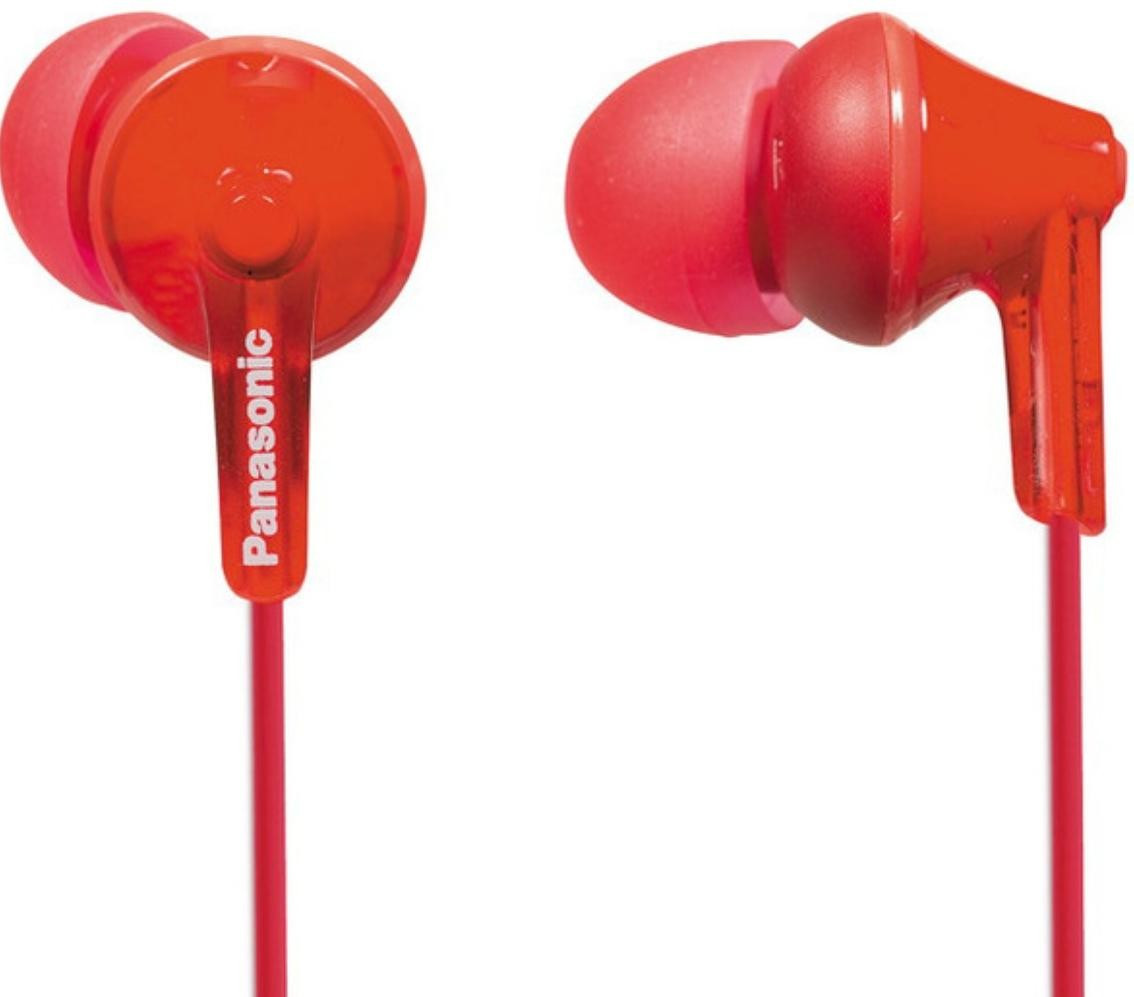 Навушники провідні вакуумні Panasonic RP-HJE125E-R Червоний