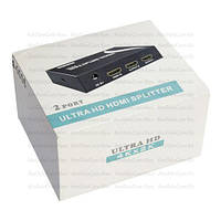Сплиттер HDMI 1x2 MT-VIKI (1080p, 4K*2K, 165MHz, EDID, версия 2.0), DC-5V