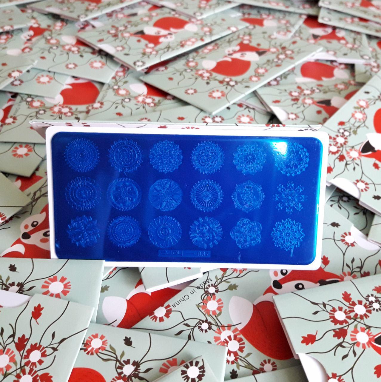 Пластина для стемпинга ZJOY 037