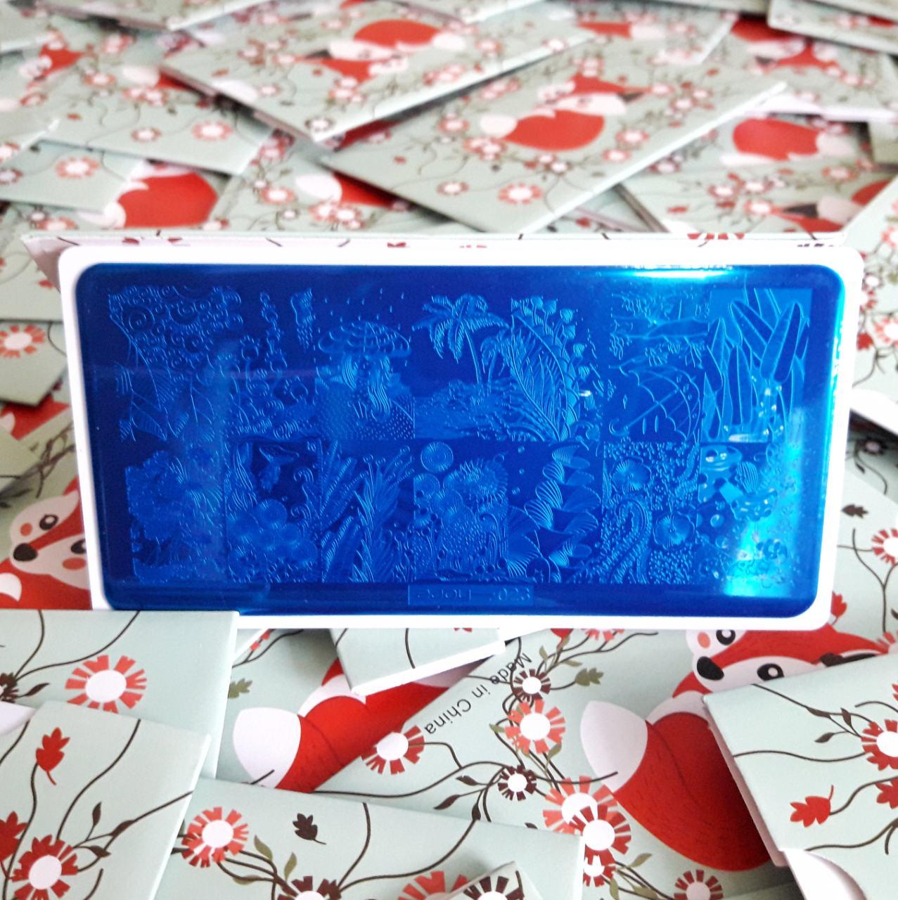 Пластина для стемпинга ZJOY 023