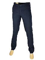 Темно-сині лляні джинси X-Foot 170-7134 d.blue для чоловіків