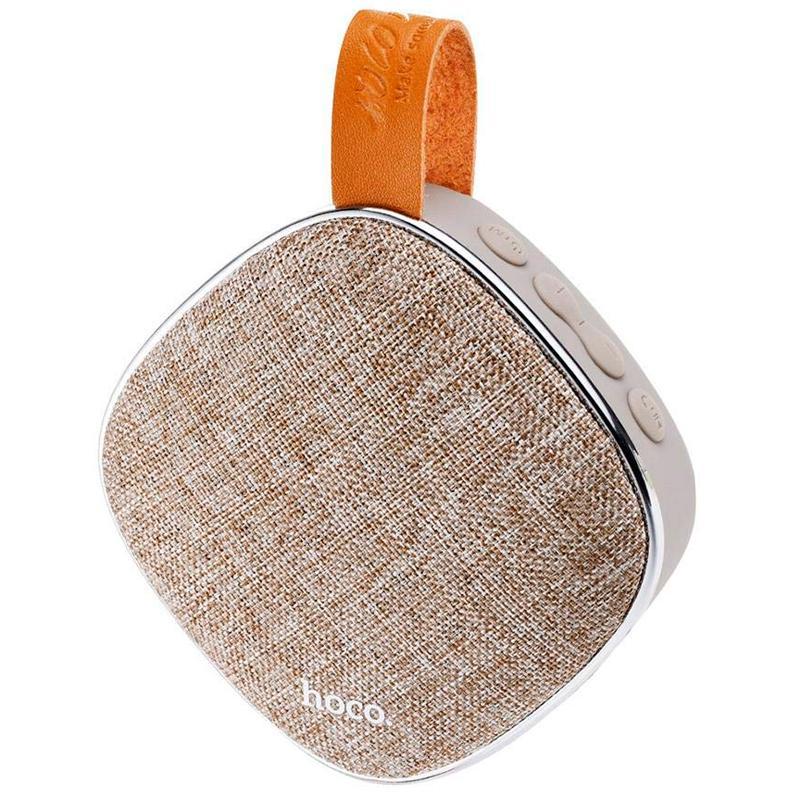 Портативная беспроводная bluetooth Колонка Hoco BS9 Brown
