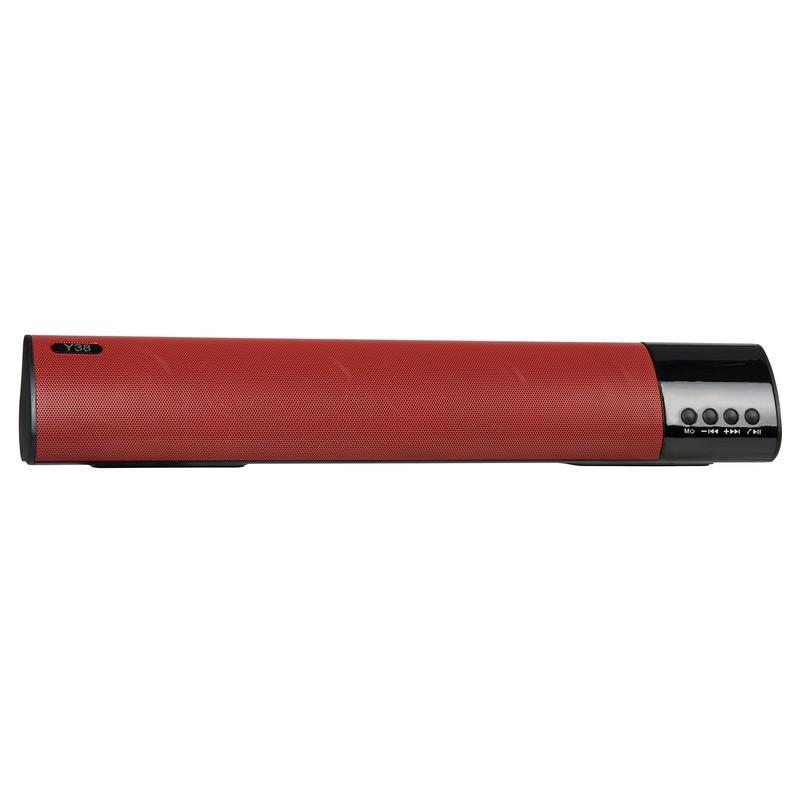 Портативная беспроводная bluetooth Колонка Y-38 Red