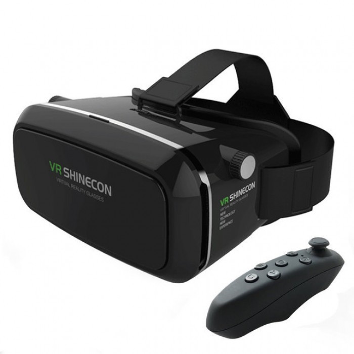 Очки виртуальной реальности 3D VR SHINECON c пультом - фото 1 - id-p994899506