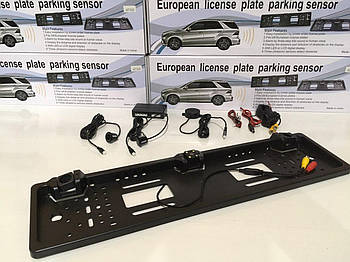 Рамка для автономера з камерою та парктроніком ART-5429 Car Cam+Parking Sensor (20 шт./ясть)