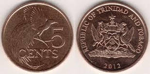 Trinidad Тринідад і Тобаго - 5 Cents 2012 UNC
