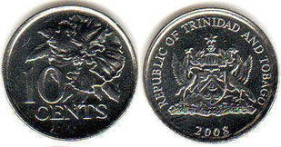 Trinidad Тринідад і Тобаго - 10 Cents 2008 UNC