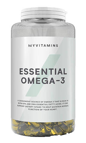 Омега 3 Essential Omega 3 Myvitamins 250 soft Англія, фото 2