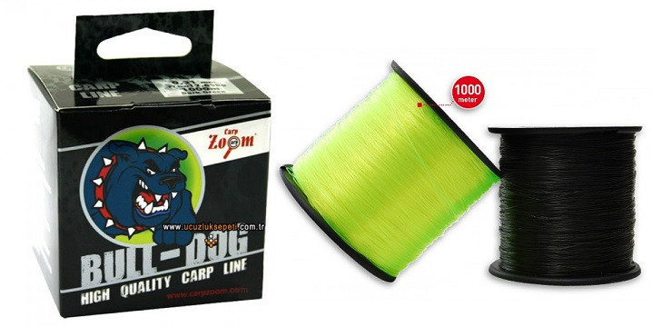 Волосінь Carp Zoom Bull-Dog Carp Line 1000m 0.28mm флюо CZ3025, фото 1