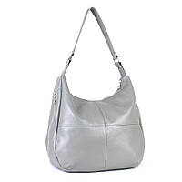 Жіноча шкіряна сумка 14 сіра