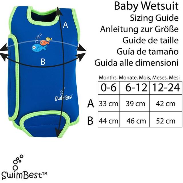 Гідрокостюм дитячий SwimBest Baby для плавання (неопрен) Гідрокостюм дитячий SwimBest Baby для плавання (неопрен)