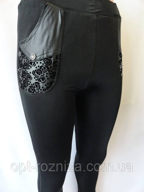 Продам недорогі лосини жіночі оптом зі складу. Арт. 14024, фото 1