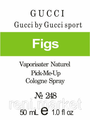 Духи 50 мл (248) версія аромату Гуччі Gucci by Gucci Sport