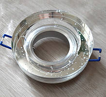 Вбудований світильник з бульбашками SV-8011 Кисень точковий круглий прозорий