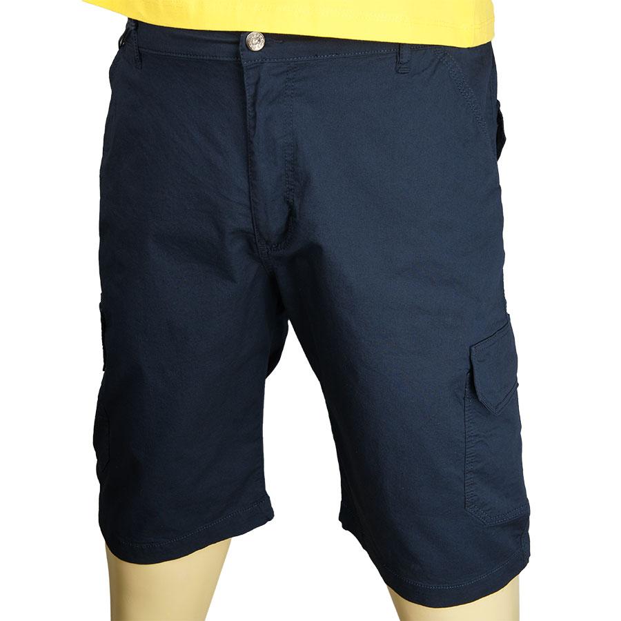 Чоловічі бавовняні шорти Dekons 2372 Lacivert темно-синього кольору, фото 1