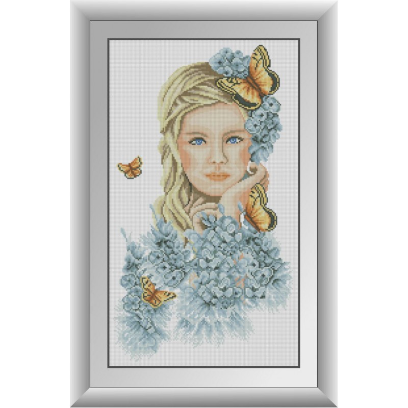 Набір алмазного живопису Жовті метелики Dream Art 30849 (36 x 62 см)