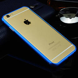 Бампер для Iphone 6 plus/Iphone 6s plus протиударний синій