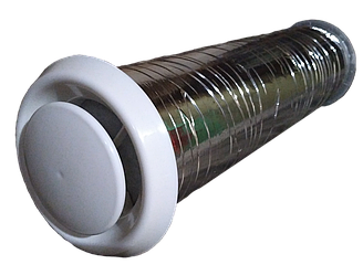 Повітряний приточний клапан у стіну КПС-125 (до 40 м3/год)