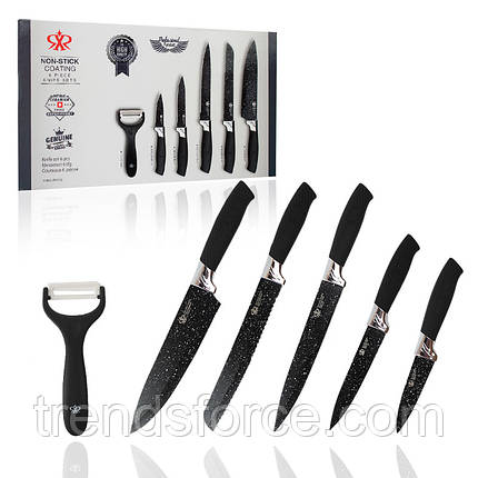Набір металевих ножів із 6 предметів Non Stick Coating Sets 150247, фото 1