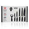 Набір металевих ножів із 6 предметів Non Stick Coating Sets 150247, фото 7