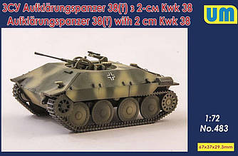 ЗСУ Aufklarungspanzer 38(t) с 2-см Kwk38 1/72 UM 483