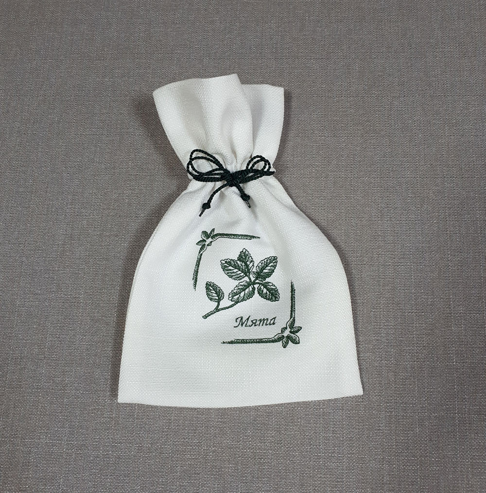 Мішечок для зберігання трав "М'ята", фото 1