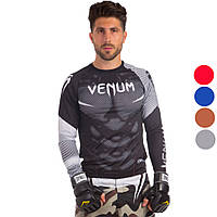 Рашгард с длинным рукавом Venum Nogi 8136, 4 цвета: размер M-XXL (44-52)