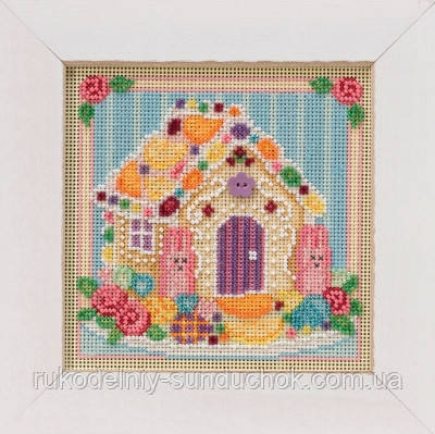 Набор для вышивки бисером "Sugar Cookie House//Сахарный домик" Mill Hill MH141914