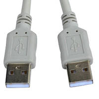 Шнур USB, штекер A - штекер А, version 2.,0, диам.-4.5мм, 3метра