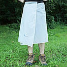 Накидка від дощу на ноги 15D нейлон Bluefield блакитна, фото 8