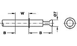 Болт-штифт 2-й d 7 мм 262.27.109, фото 2