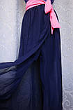 Сукня жіноча максі. Шифон. Синий 44-46 р., фото 7