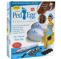 Набір для педикюру Ped Egg + Ped Shaper (18 предметів)