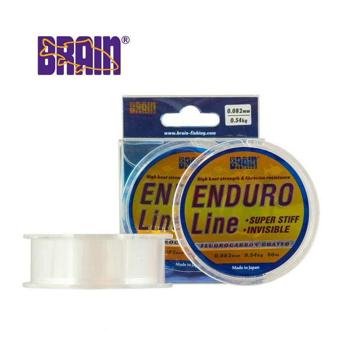 Волосінь Brain Enduro 50 m 0,102 mm #0.4, 0.83 kg, 1.8 lb, ц.: smoke, фото 1