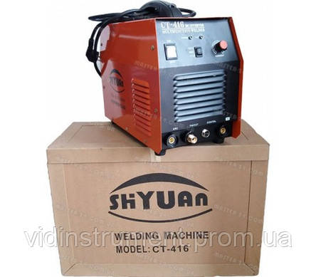 Зварювальний інвертор Shyuan CT-416 (3 в 1 - MMA/TIG/CUT), фото 2