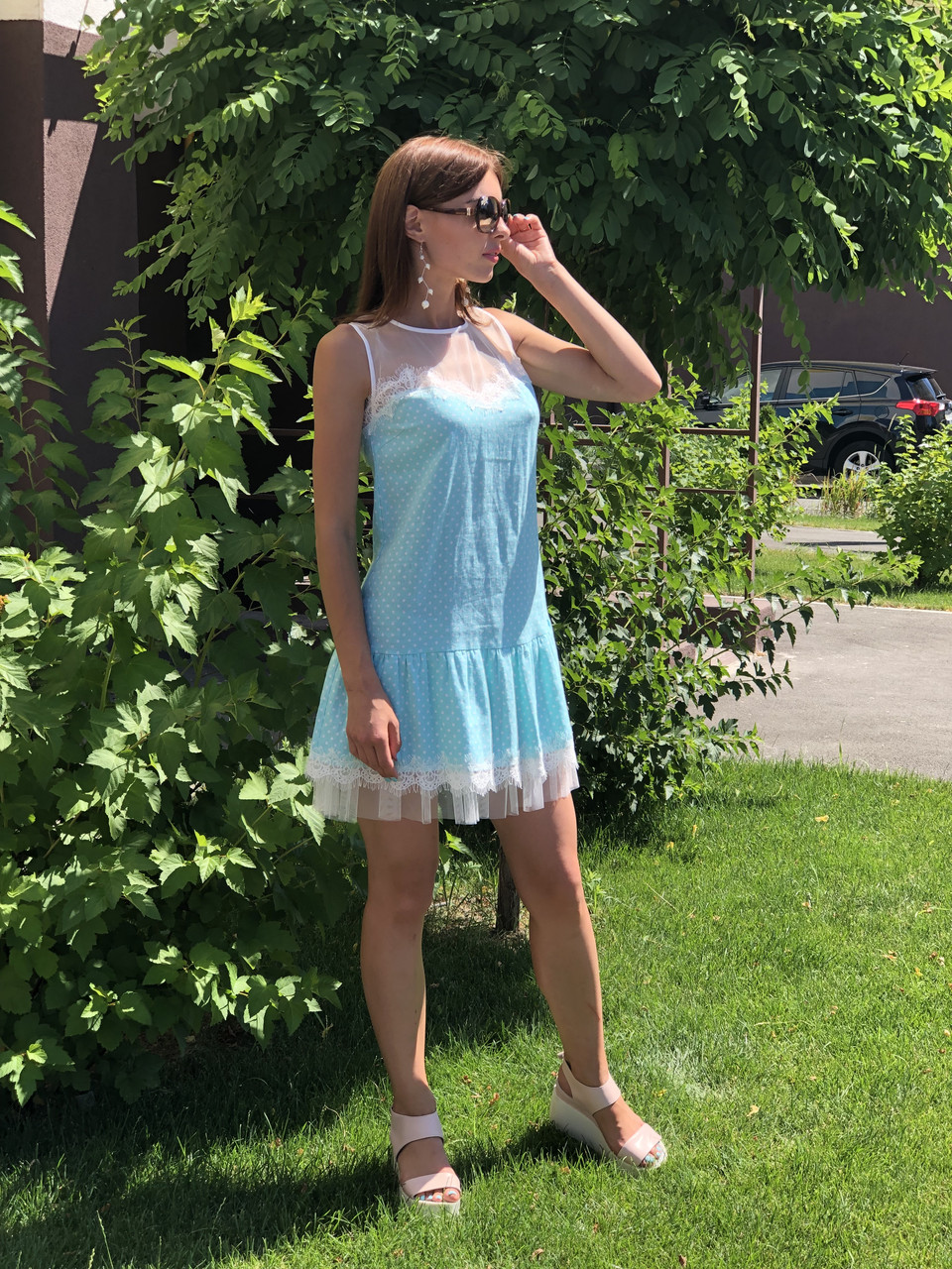 Жіноче лляне плаття Poliit 8474