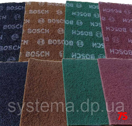 Шліфувальний лист скотч-брайт, 152 х 229 мм, чорний - Bosch Expert for Medium 2 608 608 212, фото 3