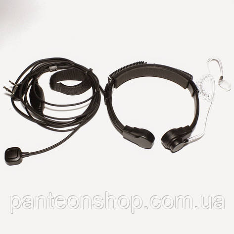 Гарнітура для рації Kenwood-Baofeng (BF-888S,UV-5R,UV-82) ларингофон V2, фото 1