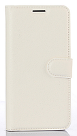 Кожаный чехол-книжка для Doogee BL5000 белый