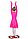 Плаття рейтингове бейсик малиновий RS 1167 (біфлекс, р-р 64-76, зріст 122-152 см), фото 4