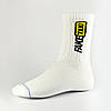 Шкарпетки білі чоловічі з принтом "Fake Taxi", фото 3